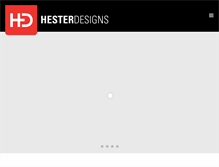 Tablet Screenshot of hesterdesigns.com